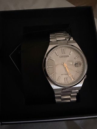 Reloj Citizen Automático Nuevo  NJ0151-88W Plata