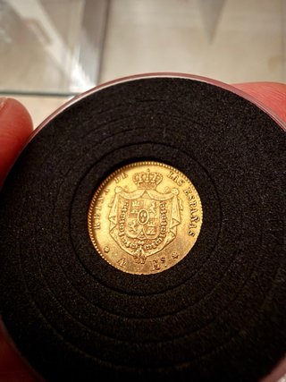 4 Escudos Isabel II Oro