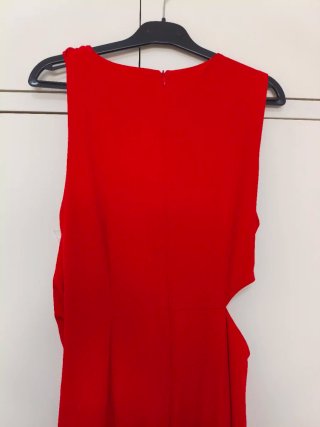 Vestido rojo Zara evento