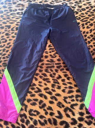 Pantalón Chándal Fila Vintage 00s 2000 Tactel