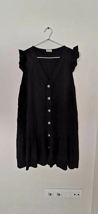Vestido negro N de nube talla única