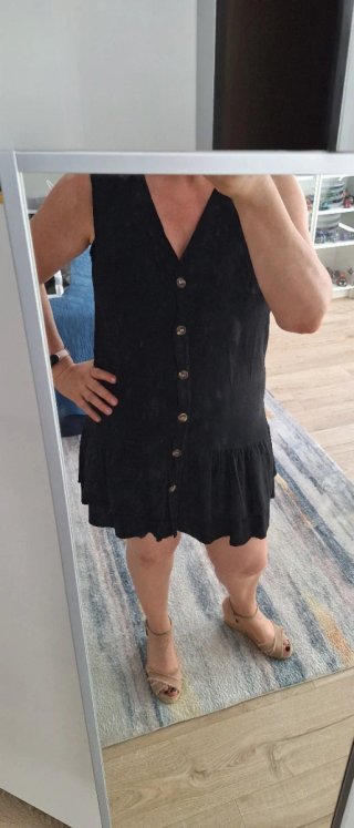 Vestido negro N de nube talla única