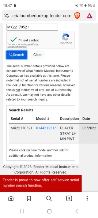 Fender Stratocaster zurda Seymour Duncan