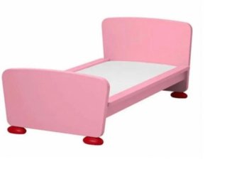 Cama infantil y armario rosa Ikea Mamuts