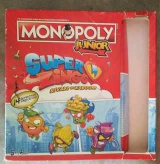 Monopoly Junior Superzings Rivals of Kaboom