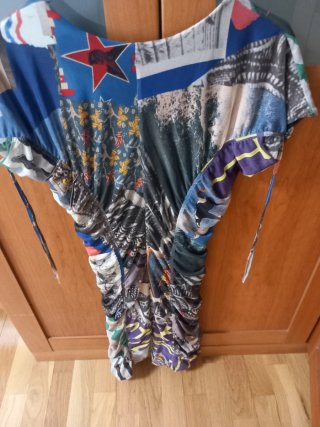 Vestido Desigual Talla Xs Elastano