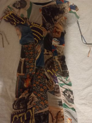 Vestido Desigual Talla Xs Elastano