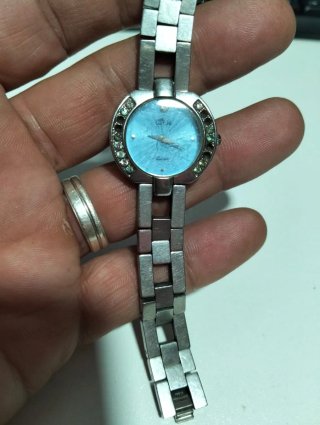 Reloj Lotus Mujer Azul y Plateado