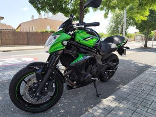 Kawasaki ER6N Naked Verde/Negra