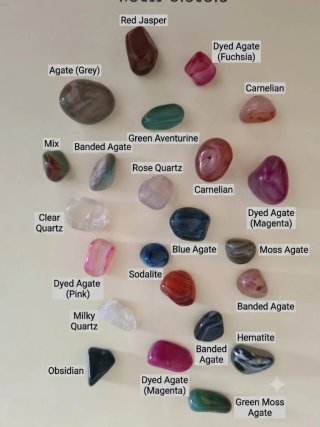 Piedras rodadas naturales con Mini taza