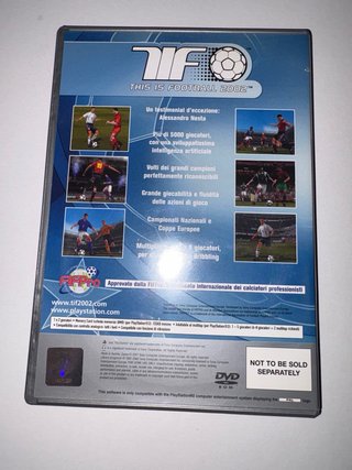 This is Football 2002 Platinum PS2