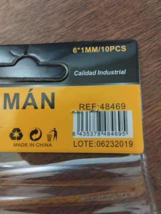 Caja de imanes 6*1MM