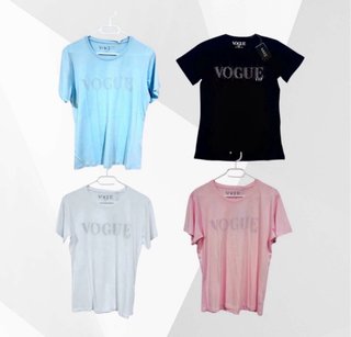 Talla M. Lote de 19 camisetas de mujer VOGUE VIP
