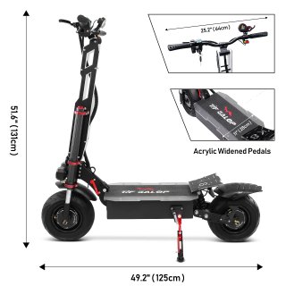 Patinete TIF GALOP K8 3000W*2 67V 38Ah