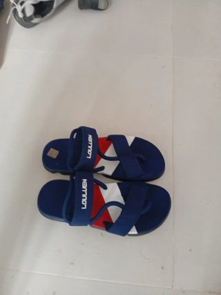 Sandalias Louluen Azul y Rojo Nuevas