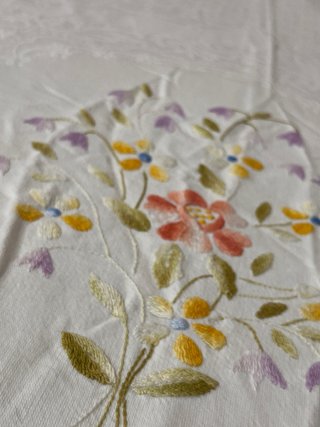 Copriletto matrimoniale floreale