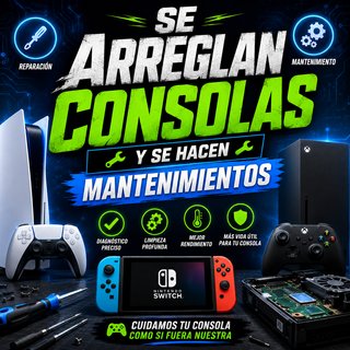 Reparación y Mantenimiento de Consolas