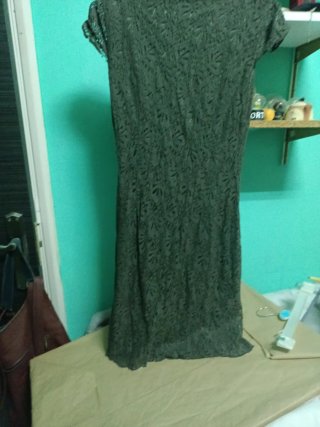 Vestido Trucco verde encaje