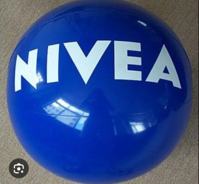 5 Balónes Nivea 35 cm NUEVOS para Jesus