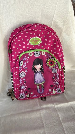 Bolso Santoro Gorjuss niña nueva con etiqueta rosa