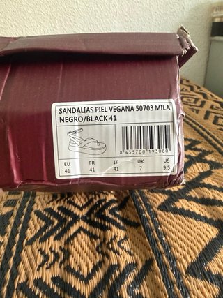 Sandalias Bosanova Piel Vegana Talla 41
