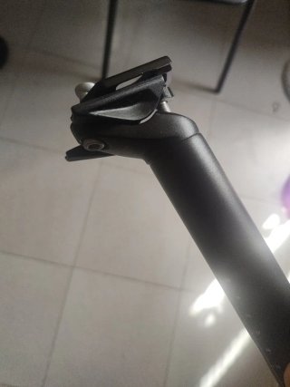 Tija sillín bicicleta 31.6mm nueva