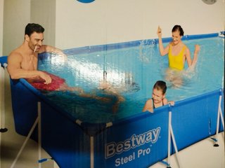 Piscina Bestway 4m x 2.11 - 1 mes de uso