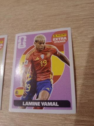 Cromo Panini Mundial Extra Sticker Lamine Yamal