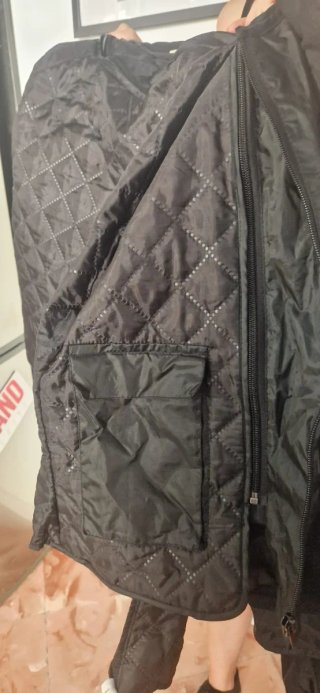 Chaqueta de moto negra tañla L Mujer