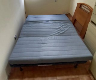 Divano letto grigio Ikea