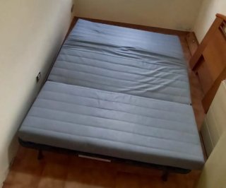 Divano letto grigio Ikea