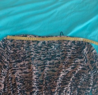 Zara Top Crop Stampa Animalier Tg S