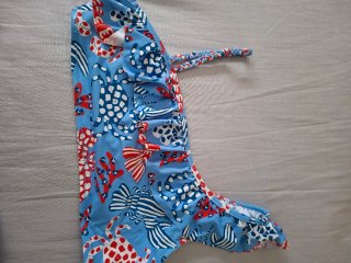 Bikini niña estampado marino