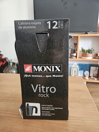 Cafetera Monix Vitro Rock 12 tazas
