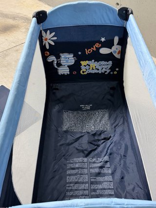 Cuna ligera de viaje Brevi + 2 colchones