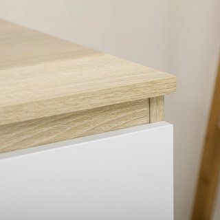 Cassettiera 6 Cassetti Moderna in Legno, 135x48x77