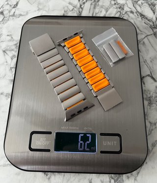 Correa Lujo Titanio y Silicona Apple Watch Ultra