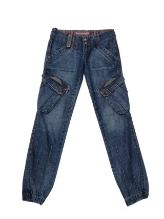 Miss Sixty Jeans Cargo Vintage Y2K TG 25/37