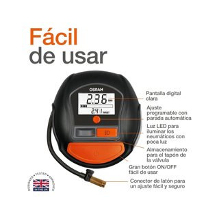 OSRAM TYREinflate RAPID compresor aire digital