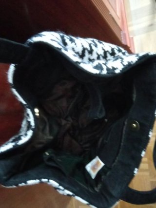 Bolso de mano estampado