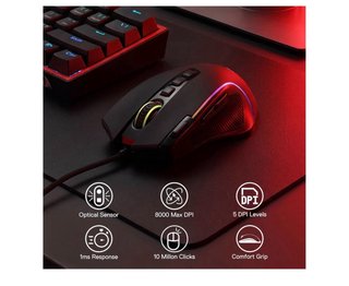 Set Teclado y Ratón Redragon K617 M612 RGB