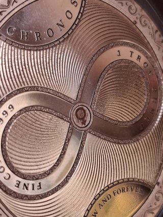 Moneda Cobre Diseño Reloj Antiguo 2026