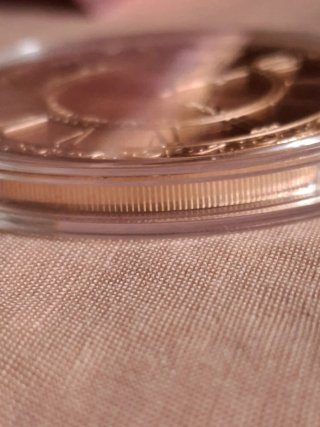 Moneda Cobre Diseño Reloj Antiguo 2026
