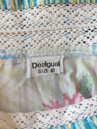Falda Desigual Multicolor