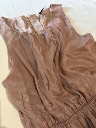 Vestito rosa cipria in tulle