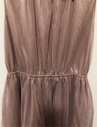Vestito rosa cipria in tulle