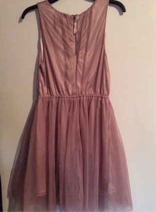 Vestito rosa cipria in tulle
