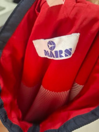 Cortavientos Mars Rojo y Negro