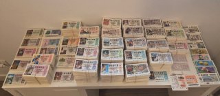 Lotería Nacional Décimos Antiguos