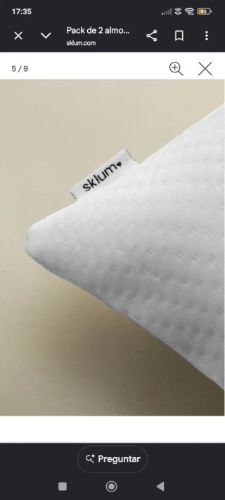 DE 65€ AHORA 32€ CHOLLAZO 2 Almohadas Viscoelástic